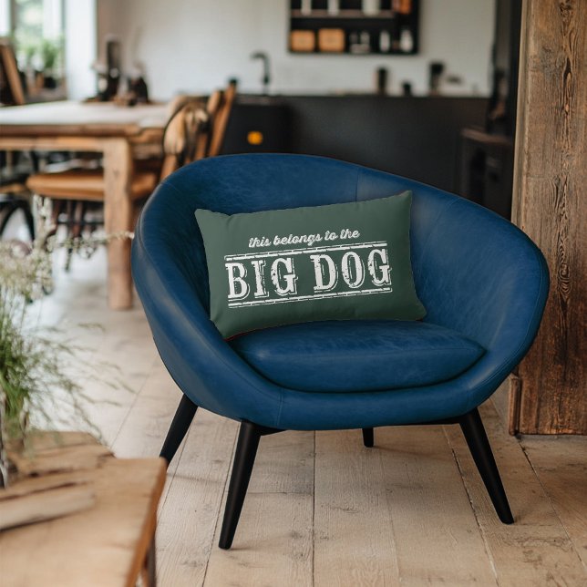 The Big Dog T-Shirt Lumbar Cushion (Creator Uploaded)