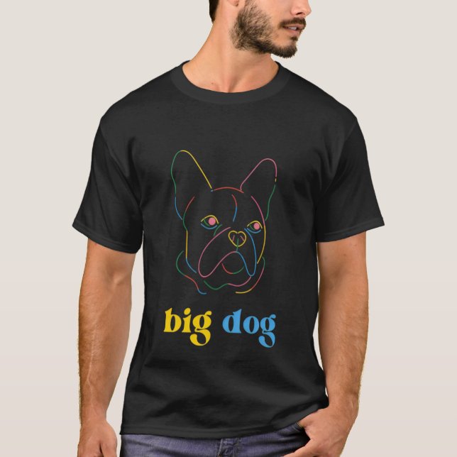 The Big Dog T-Shirt Run With vintage  T-shirt (Front)