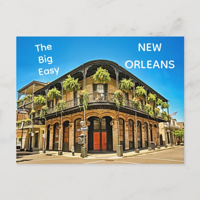The Big EASY New Orleans Postcard (Front)