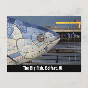 The Big Fish, Belfast, Northern Ireland, UK Holiday Postcard