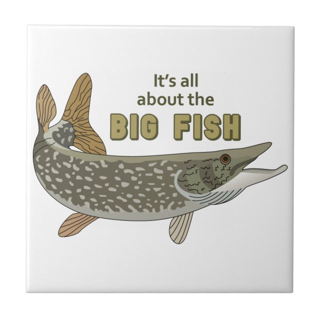 The Big Fish Ceramic Tile (Front)