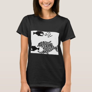 The big fish eats the small one T-Shirt