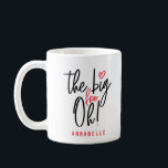 The big four oh! 40th birthday party favour gift coffee mug<br><div class="desc">The big four oh! 40th birthday party favour gift.</div>