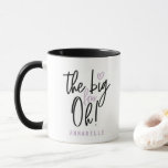 The big four oh! 40th birthday party favour gift mug<br><div class="desc">The big four oh! 40th birthday party favour gift.</div>