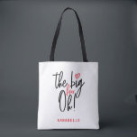 The big four oh! 40th birthday party tote bag<br><div class="desc">The big four oh! 40th birthday party favour gift.</div>