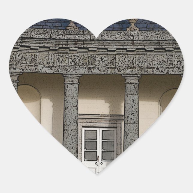 The Big House Heart Sticker (Front)