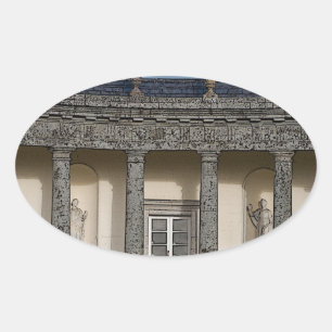 The Big House Oval Sticker