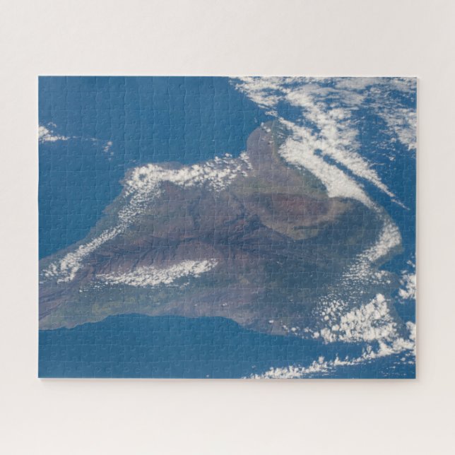 The Big Island Of Hawaii And Its Mountains Jigsaw Puzzle (Horizontal)