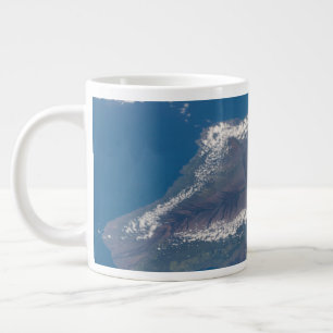 The Big Island Of Hawaii And Its Mountains Large Coffee Mug