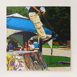 The Big Jump - Scooter Trick Jigsaw Puzzle