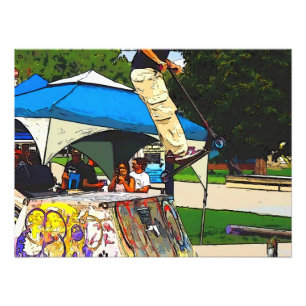 The Big Jump - Scooter Trick Photo Print