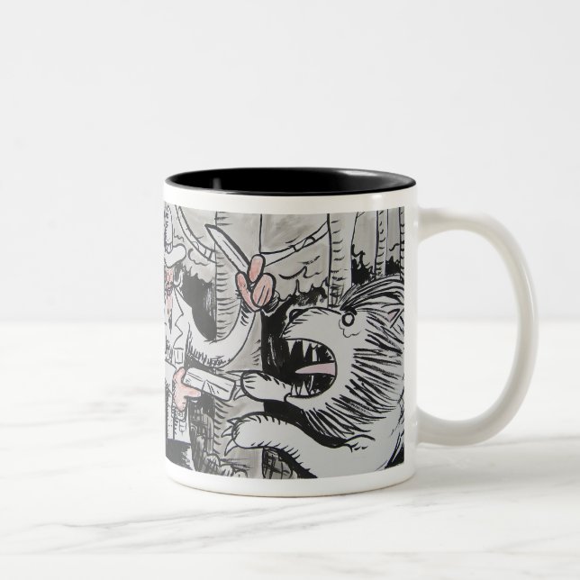 The Big Jungle Adventure Two-Tone Coffee Mug (Right)