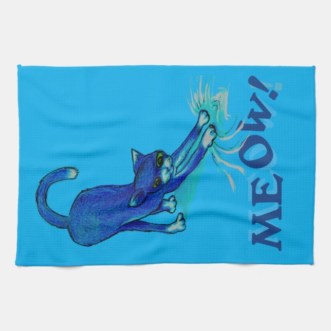 The Big Meow! Tea Towel (Horizontal)