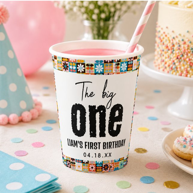 The BIG One 1st Birthday Paper Cups (The BIG One 1st Birthday Paper Cups)