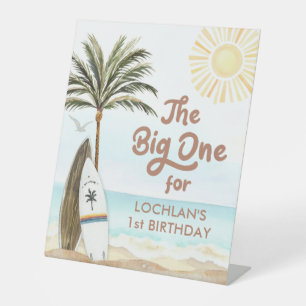 The Big One Beach First Birthday Sign