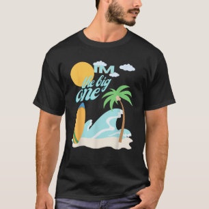 The Big One First Birthday 1st Bday Surfing Family T-Shirt