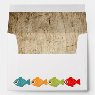 The Big One Fishing Theme Boys First Birthday Envelope
