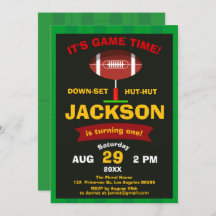 The Big One Football Field Sport Game Boy Birthday