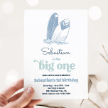 The Big One Modern Surf 1st Birthday Beach Party Invitation<br><div class="desc">The Big One Modern Surf 1st Birthday Beach Party Invitation
All designs are © PIXEL PERFECTION PARTY LTD</div>