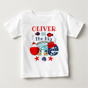 The Big ONE O-fish-ally One First Birthday Baby T-Shirt