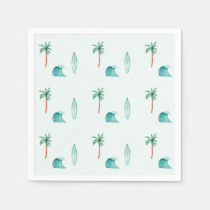 The Big One Surf First Birthday Napkin Party Decor