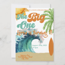 The Big One Surf Themed 1st Birthday Party 