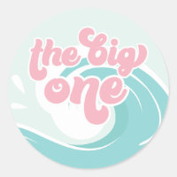 The Big One Wave Pink Beach Birthday