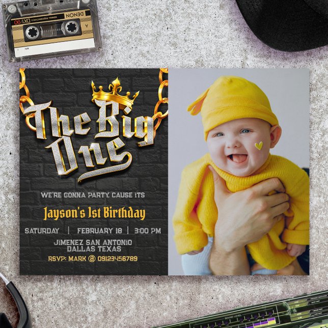 The Big One with Photo Landscape Invitation (Creator Uploaded)