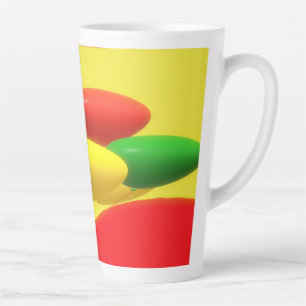 The big party starts here lets celebrate latte mug