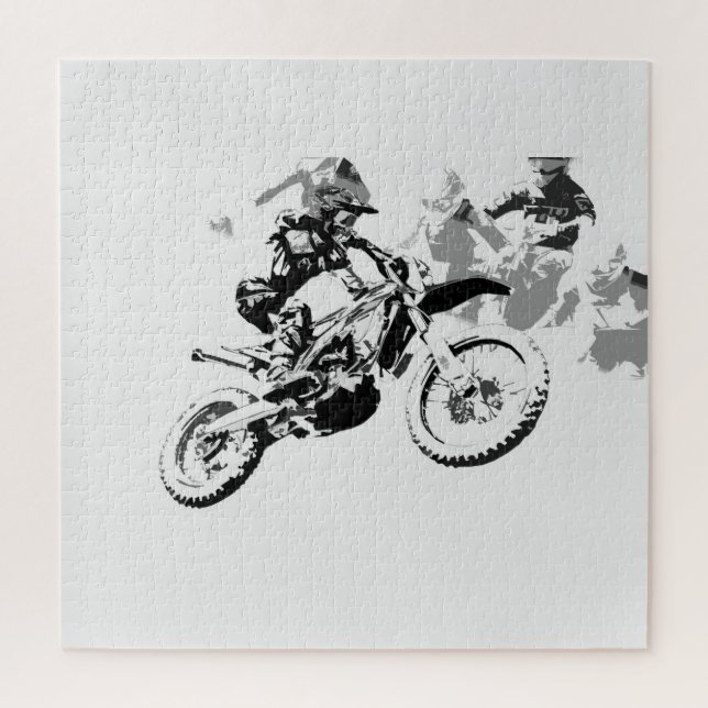 The Big Race - Motocross Racers  Jigsaw Puzzle (Vertical)