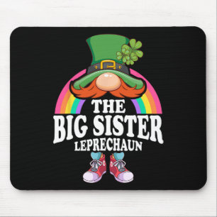 The Big Sister Leprechaun St Patricks Day Costume Mouse Pad