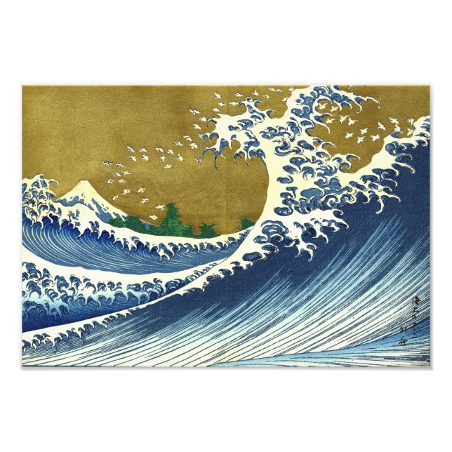 The Big Wave Colour | Hokusai | Photo Print (Front)