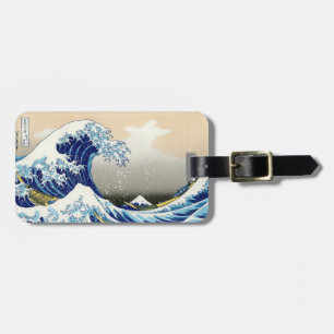 The big wave off Kanagawa Katsushika Hokusai Luggage Tag