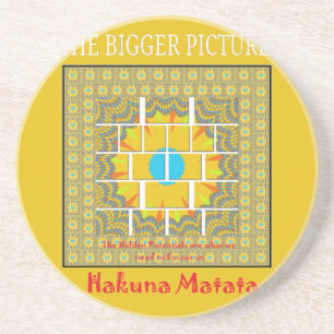 The Bigger Picture Art Print Coaster