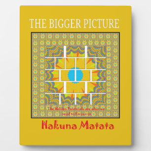 The Bigger Picture Art Print Plaque
