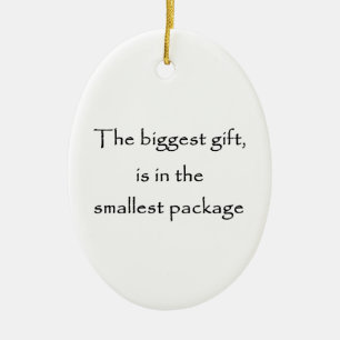 The biggest gift-oval ornament