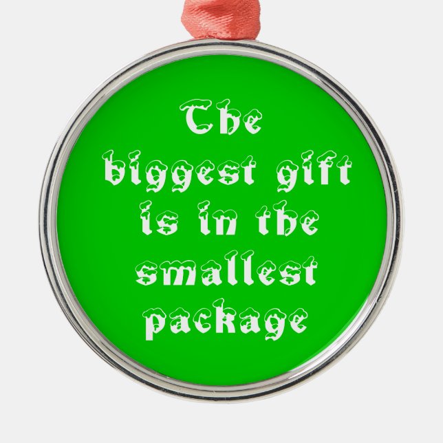 The biggest gift-premium round ornament (Front)