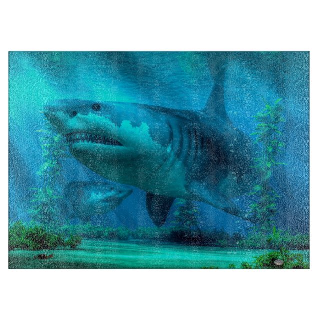The Biggest Shark Cutting Board (Front)