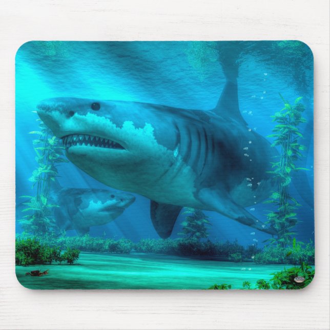 The Biggest Shark Mouse Pad (Front)