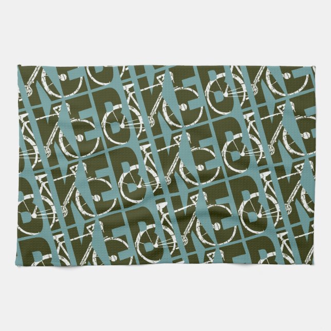 the bike. cycle . cycling tea towel (Horizontal)