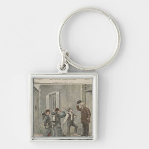 The Billet after a painting by Cres Key Ring