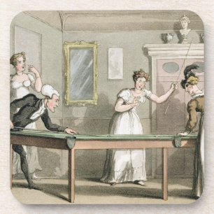 The Billiard Table, from 'The Tour of Dr Syntax in Coaster