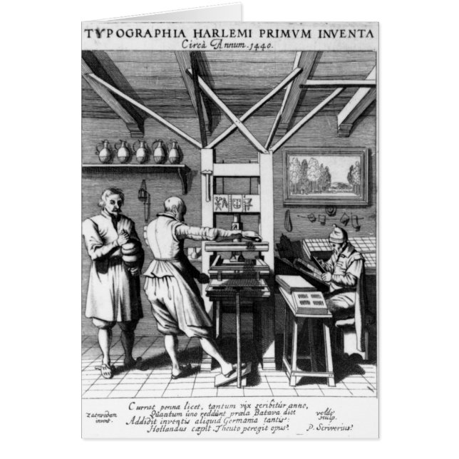 The bindery of Laurens Janszoon Koster (Front)
