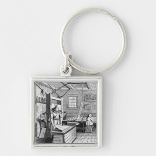 The Bindery of Laurens Janszoon Koster Key Ring