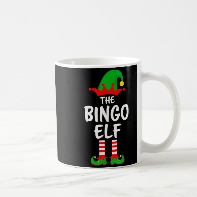 The Bingo Elf Matching Family Christmas  Coffee Mug (Right)