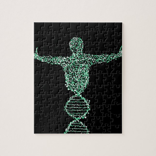 The Biology DNA man Jigsaw Puzzle (Vertical)