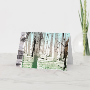 The Birch Forest Card