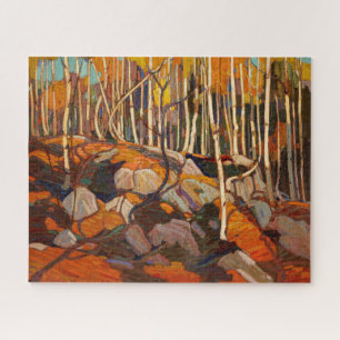 The Birch Grove, Autumn by Tom Thomson Jigsaw Puzzle