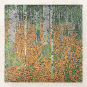 The Birch Wood, 1903 Glass Coaster