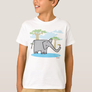 The Bird and the elephant - KreKids - T-Shirt